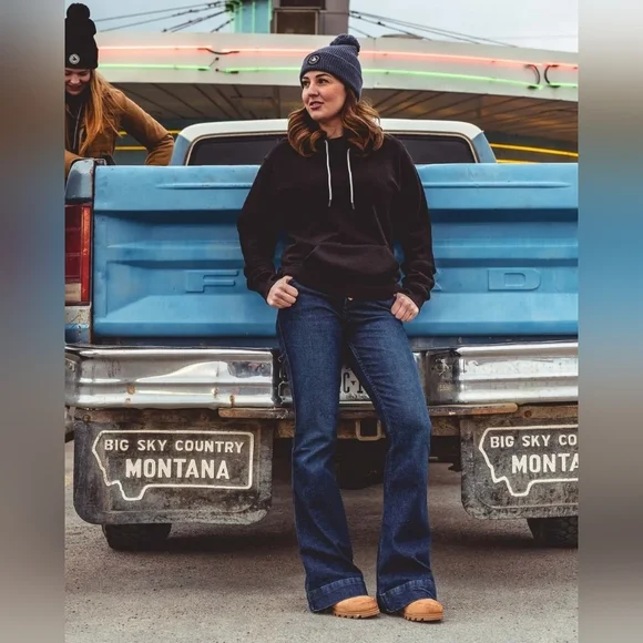 Smith + Rogue "No. 74 Trouser" Bootcut Blue Jeans Western | Women's Size 28 - Picture 2 of 15